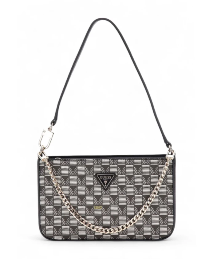 

Миниатюрная сумка через плечо G wave ii с застежкой-молнией сверху. Guess, черный