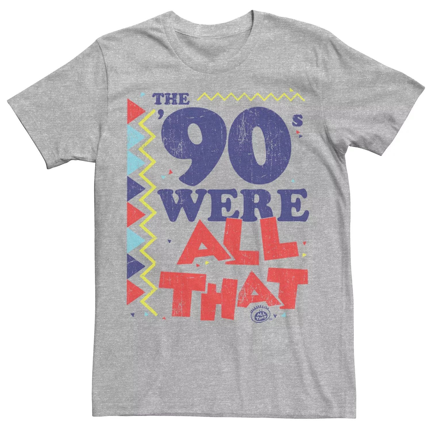 

Мужская футболка с плакатом и графическим рисунком в стиле ретро All That The Nineties Were Nickelodeon