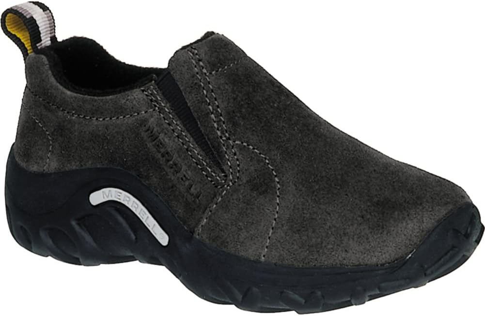 Детские мокасины Merrell Jungle Moc Nubuck для мальчиков и девочек, черный — фото 2
