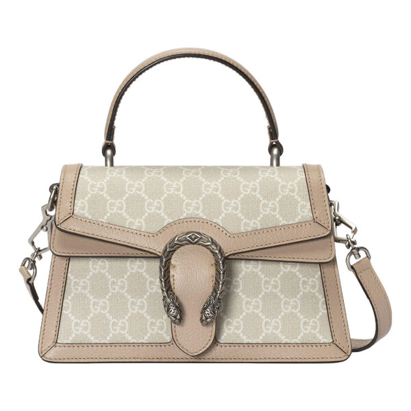

Сумка small dionysus top handle bag 'beige white' Gucci, бежевый