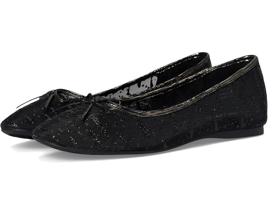 

Туфли на плоской подошве Birdies The Songbird Ballet Flat, цвет Black Mesh Sparkle