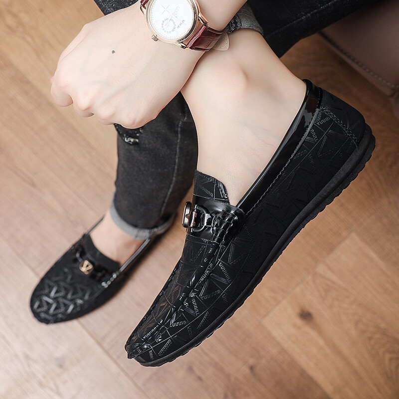 Туфли мужские Men"s Casual Men Low-Top Zulishi, хаки — фото 4