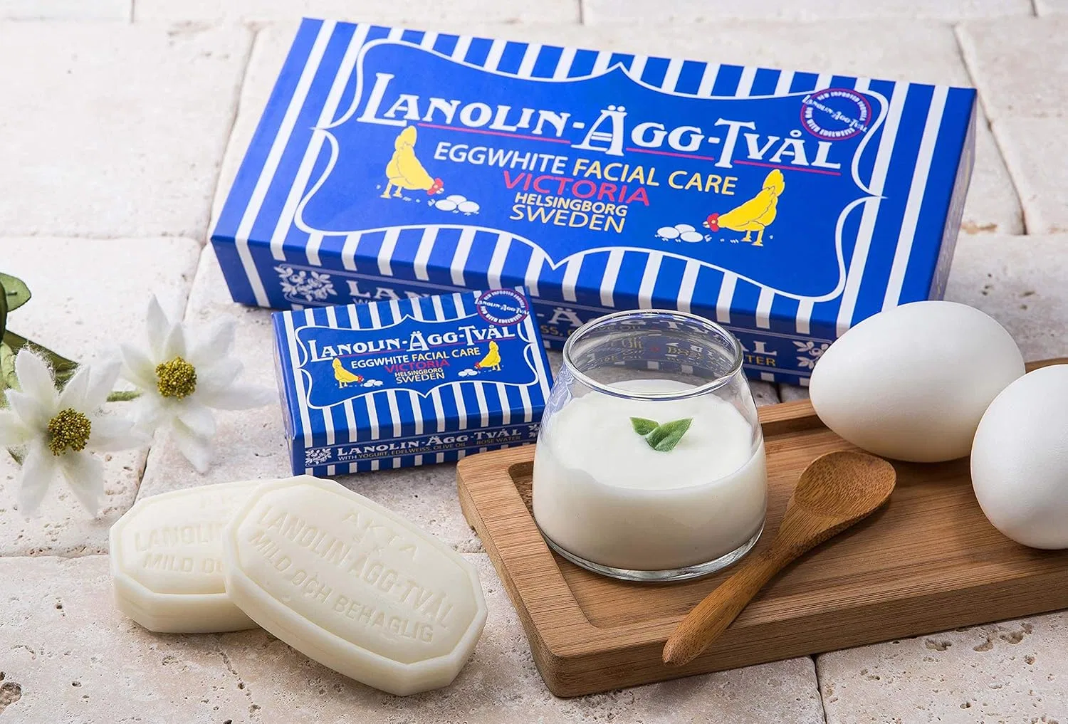 Мыло New Egg Pack Rest, 6 шт. по 48 г, роза — фото 4