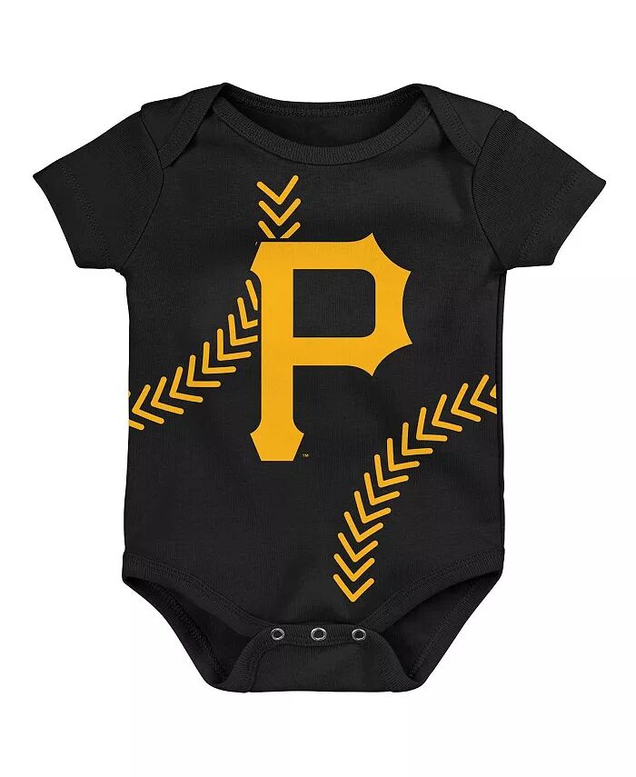 

Боди для новорожденных и младенцев для мальчиков и девочек Black Pittsburgh Pirates Running Home Outerstuff