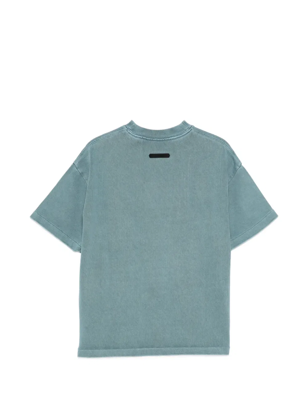 Футболка с круглым вырезом и принтом логотипа Fear Of God Essentials Kids, синий — фото 2