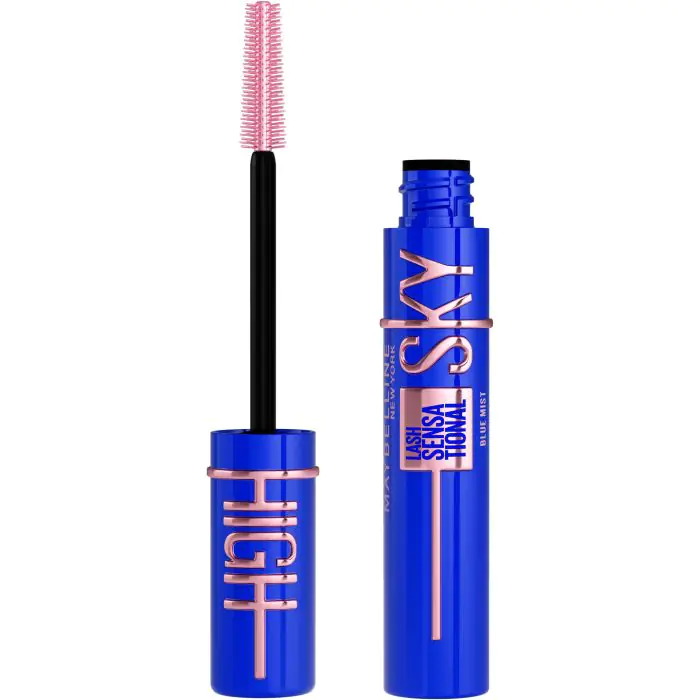 

Тушь для ресниц lash sensational sky high máscara de pestañas Maybelline New York, цвет blue mist