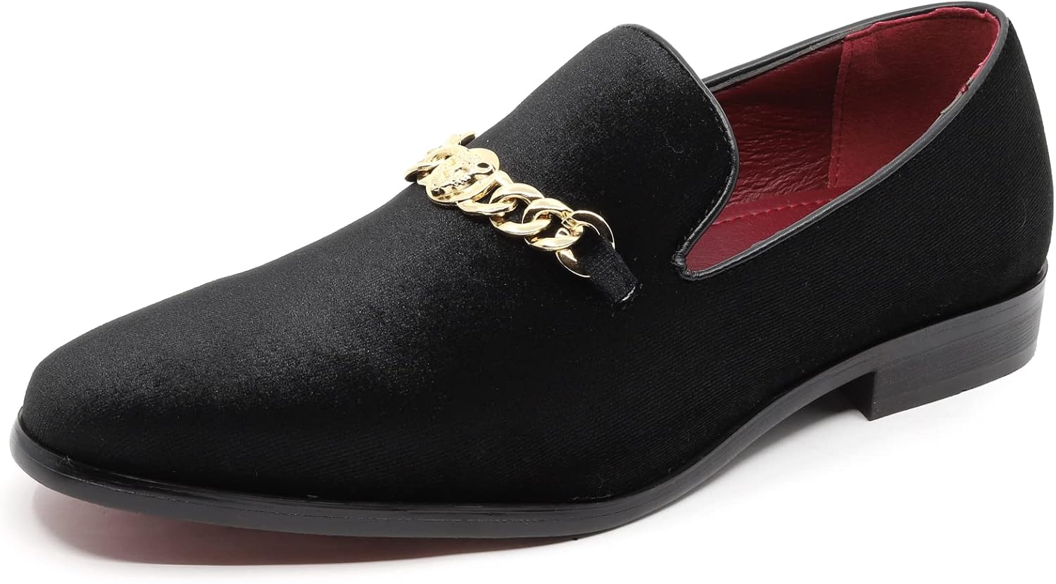 

Мужские винтажные бархатные дизайнерские классические туфли-лосьоны для смокинга, слипоны SM-43 Metrocharm, черный