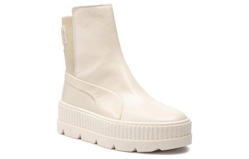 Puma Chelsea Sneaker Boot Rihanna Fenty Vanilla Ice Женские, Экрю — фото 3