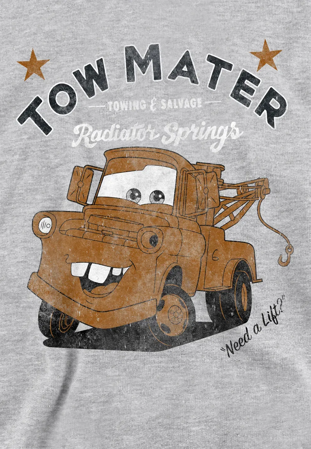 Детская толстовка Disney Tow Mater Services, серый — фото 2
