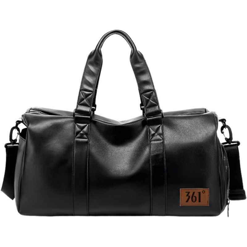 

361° Сумка Oxford с мембранным покрытием из кожи для мужчин, черная