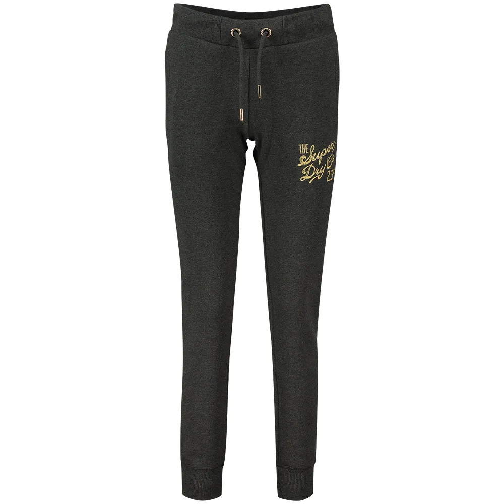 

Спортивные брюки Superdry Luxe Metallic Logo, серый