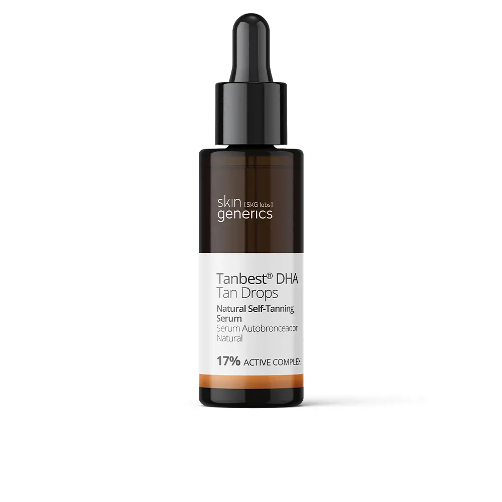 

Сыворотка для лица Tanbest dha tan drops serum autobronceador natural 17% Skin Generics, 30 мл.