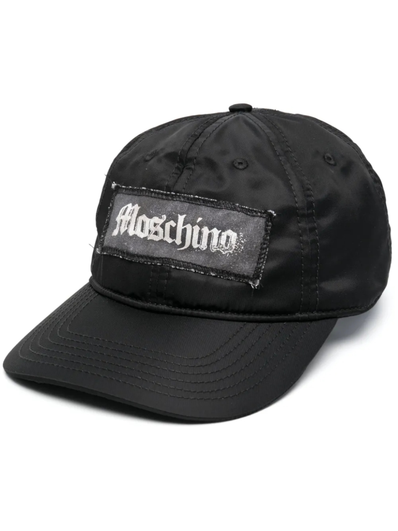 

Moschino кепка с нашивкой-логотипом, черный