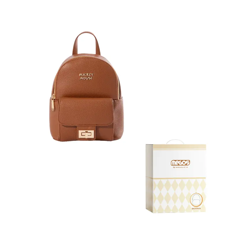 

Disney Синтетический кожаный рюкзак женский коричневый черный, Mickey Mouse-Brown