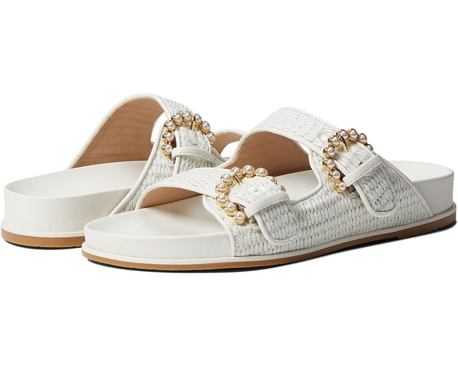 

Сандалии Stuart Weitzman Piper Slide Sandal, цвет Cream 1