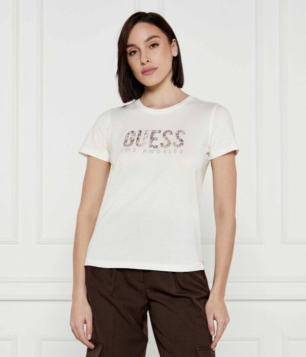 

Футболки Regular fit Guess Jeans, бежевый