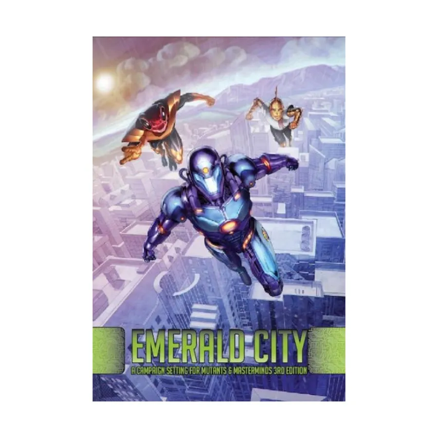 

Emerald City Campaign Setting, Mutants & Masterminds (d20) (3rd Edition), твердый переплет