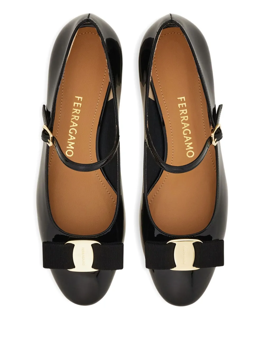Туфли Мэри Джейн Vara Bow 30 Ferragamo, черный — фото 4