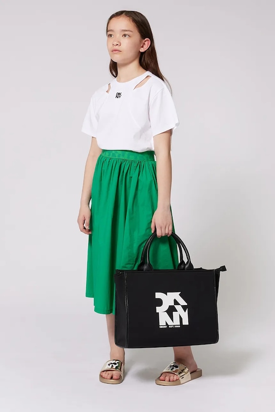 

Футболка детская хлопковая Dkny, белый