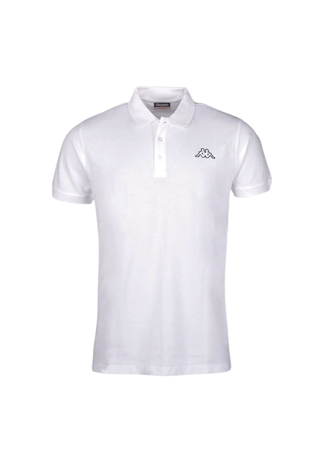 

Рубашка поло с коротким рукавом и воротником-поло Kappa, белый