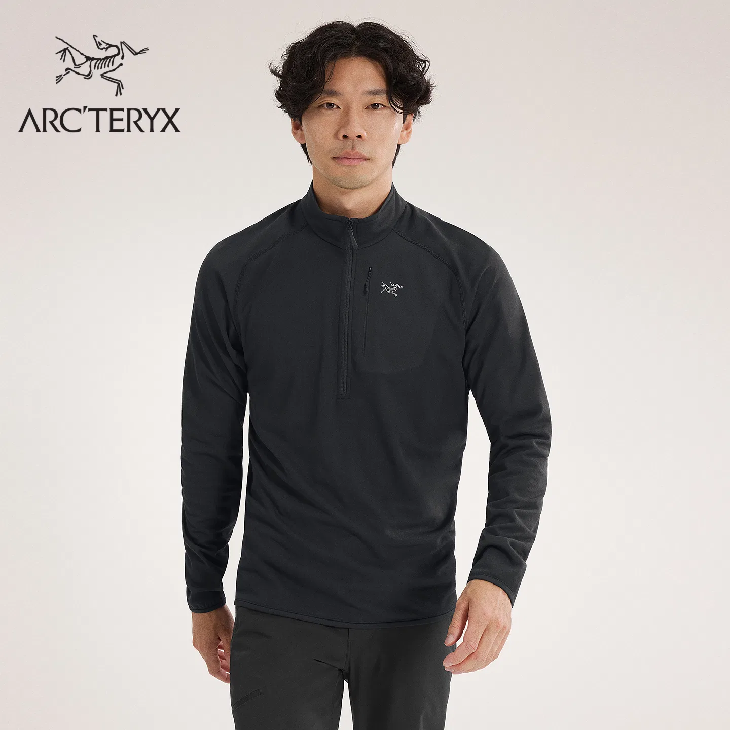 Флисовая куртка Delta Velvet Feel Arcteryx зеленая — фото 3