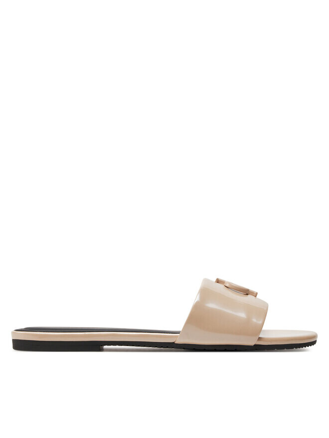 

Шлепанцы Calvin Klein Jeans Flat Sandal Slide Mg Met YW0YW01348 Beis, бежевый