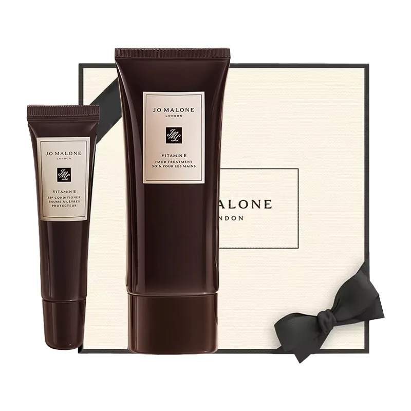 Jo Malone London Набор для ухода за руками и губами с витамином E, успокаивающий кожу, 15 мл + 30 мл / 15 мл + 100 мл, Vitamin E Lip Balm 15ml+Vitamin E Hydrating Hand Cream 100ml