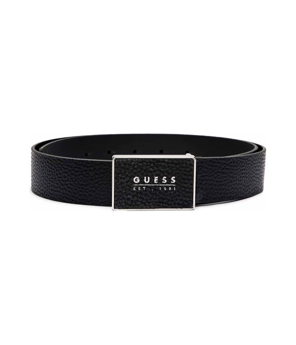 

Кожаный ремень Дижон Guess, черный