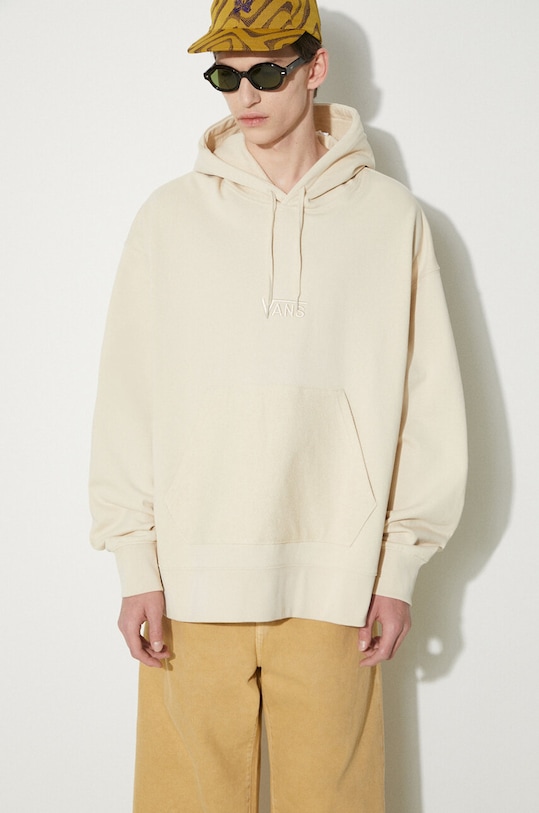

Премиальная хлопковая толстовка Premium Standards Baggy Fleece Po LX Vans, бежевый