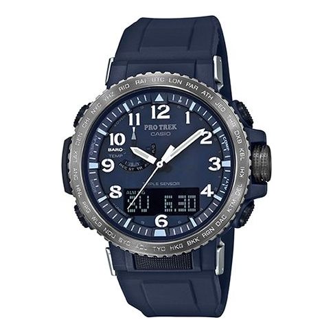 

Часы CASIO G Shock Waterproof Sports Solar Powered Mens Blue Analog/Digital Combo, синий