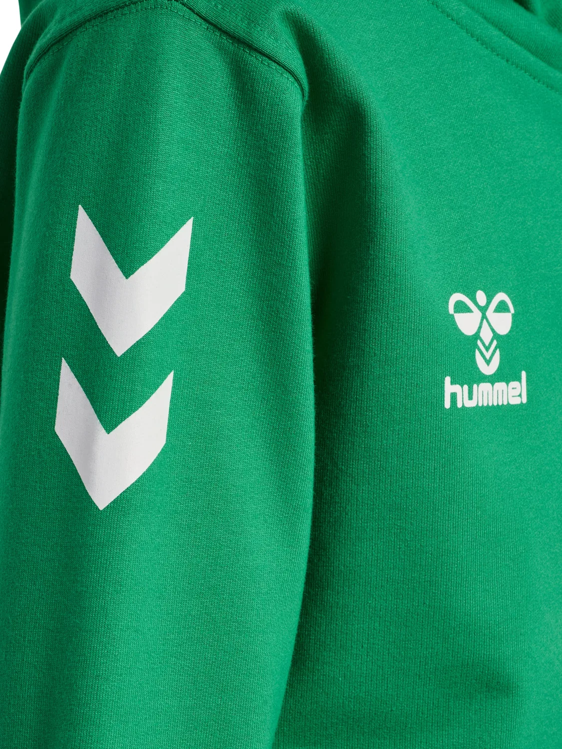 Толстовка на молнии Hummel Athletic, зеленого цвета — фото 4