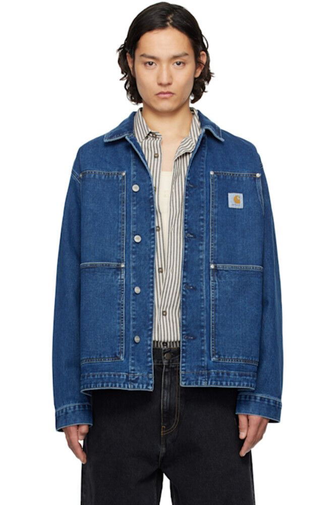 

Синяя джинсовая куртка OG с двойным передом Carhartt Work In Progress