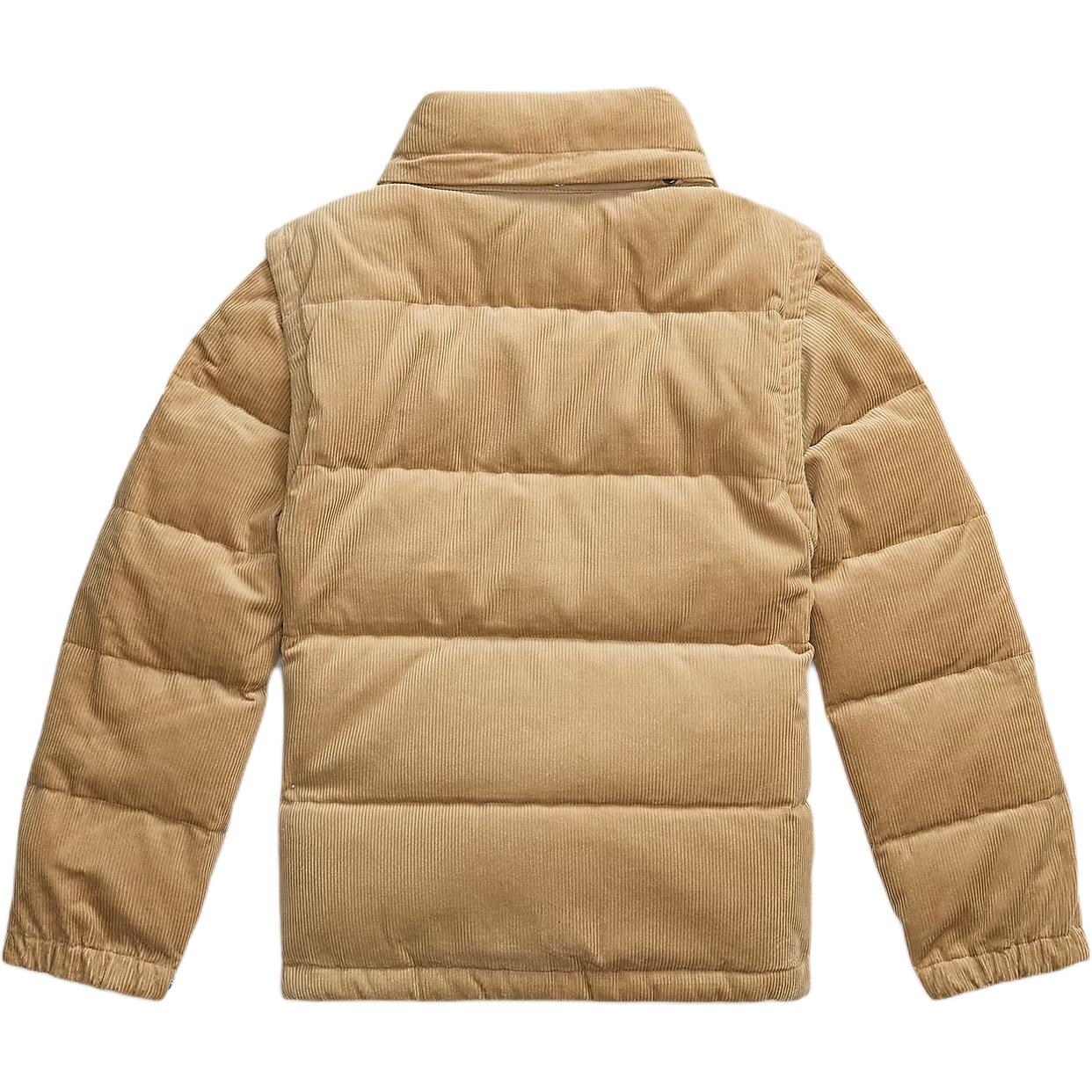 Детская пуховая куртка Kids' Polo Ralph Lauren, хаки — фото 3