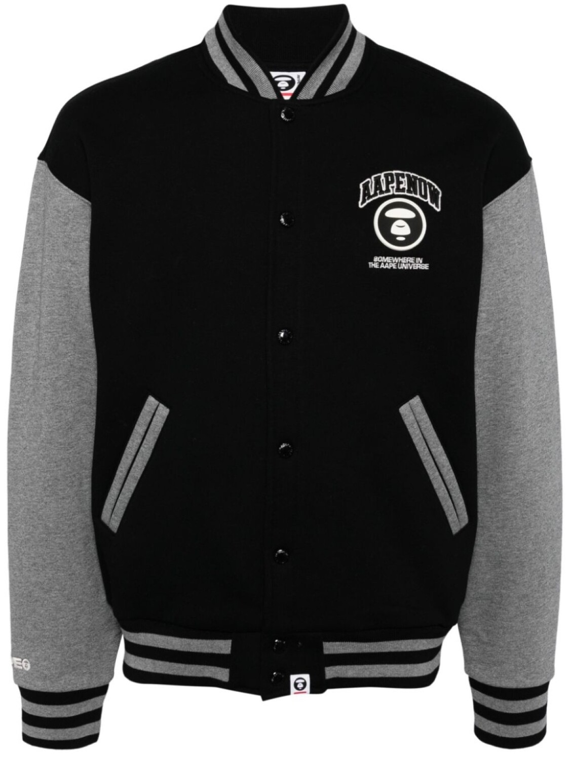 

AAPE BY *A BATHING APE куртка с логотипом, черный