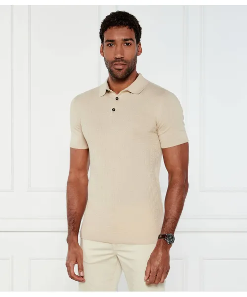 

Футболка поло Slim fit Sand Copenhagen, бежевый