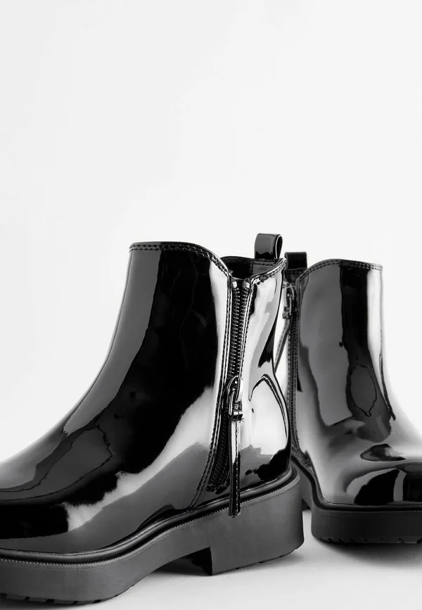 Классические ботильоны с широкой колодкой Next, Black Patent — фото 4