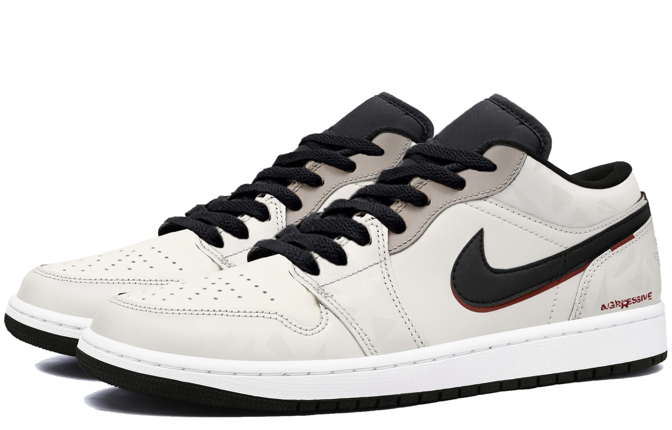 Jordan Air 1 Легкие Высотные Низкие Винтажные Баскетбольные Кроссовки Мужские Black White — фото 4
