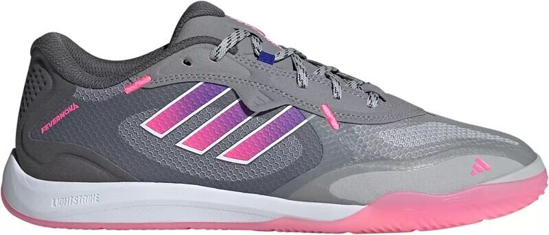 

Обувь для игры в помещении Adidas Fevernova Court, серый/розовый