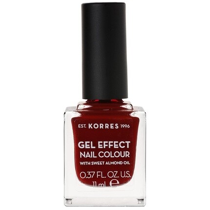 

Лак для ногтей Sweet Almond Nail Colour 59 Wine Red Vegan с эффектом геля 11 мл Korres