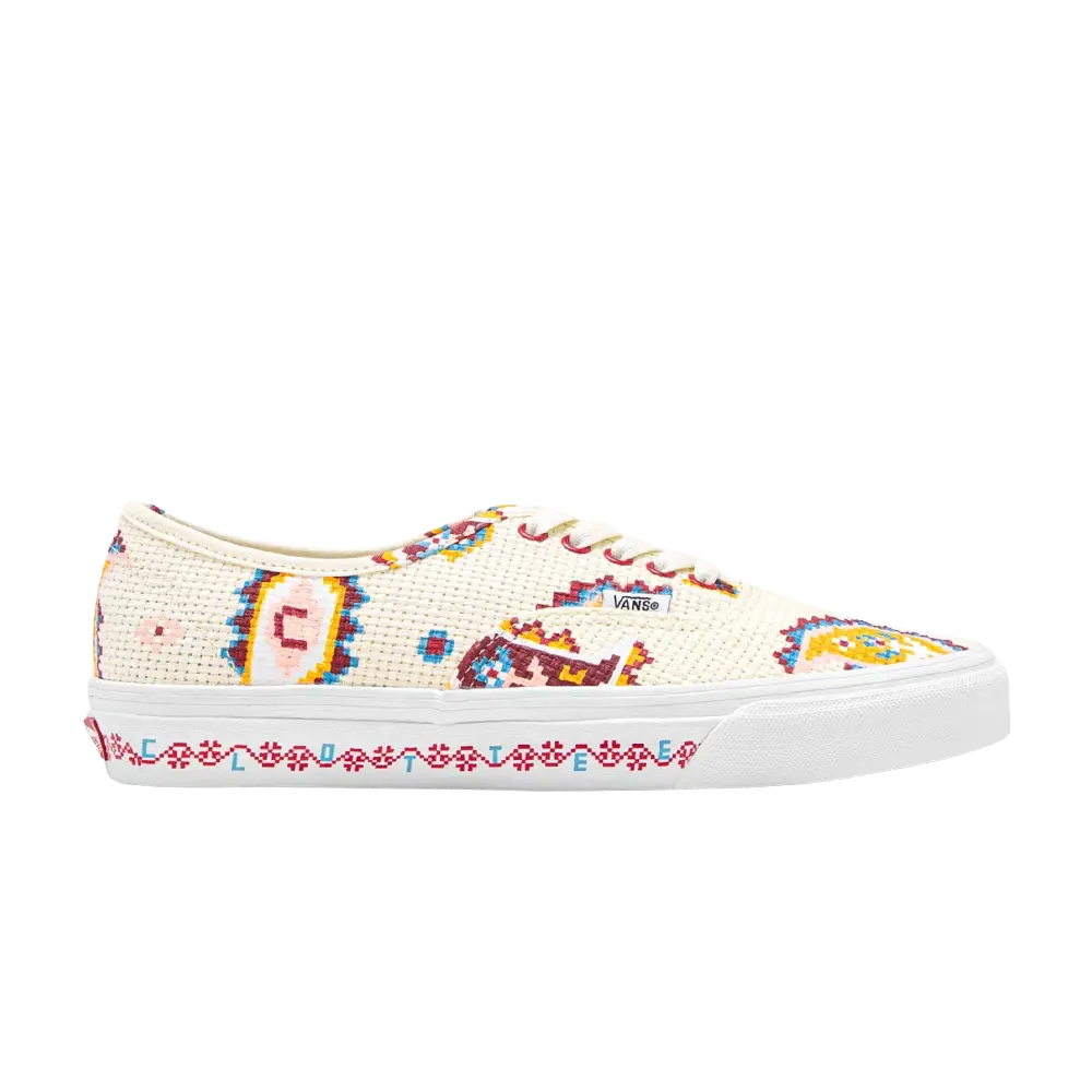 Ботинки CLOTTEE x Authentic Vans, кремовый