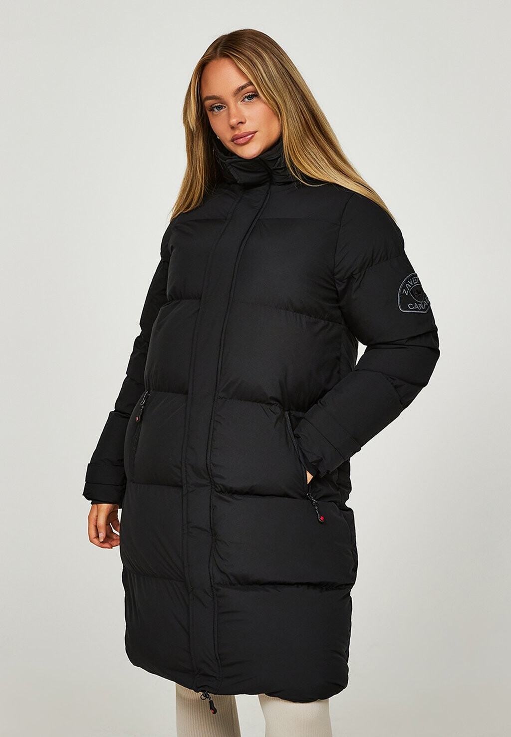 

Зимнее пальто Alora Longline Puffer Jacket Alessandro Zavetti, черный