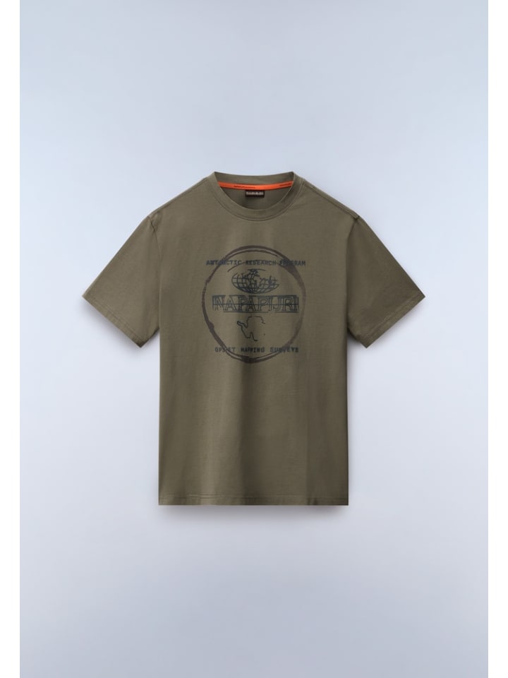 

Футболка S-Soon Ss зеленого цвета Napapijri