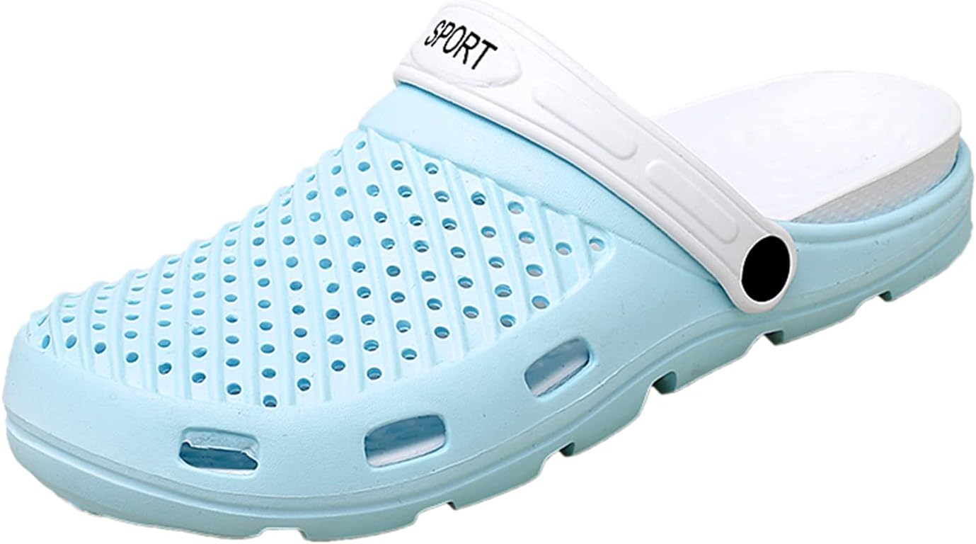 

Женские и мужские пляжные тапочки MDPCX, обувь для воды, тапочки, прогулочные туфли, домашняя и туристическая обувь, дышащие сетчатые сабо, кроссовки с открытой пяткой, обувь без шнурков, синий