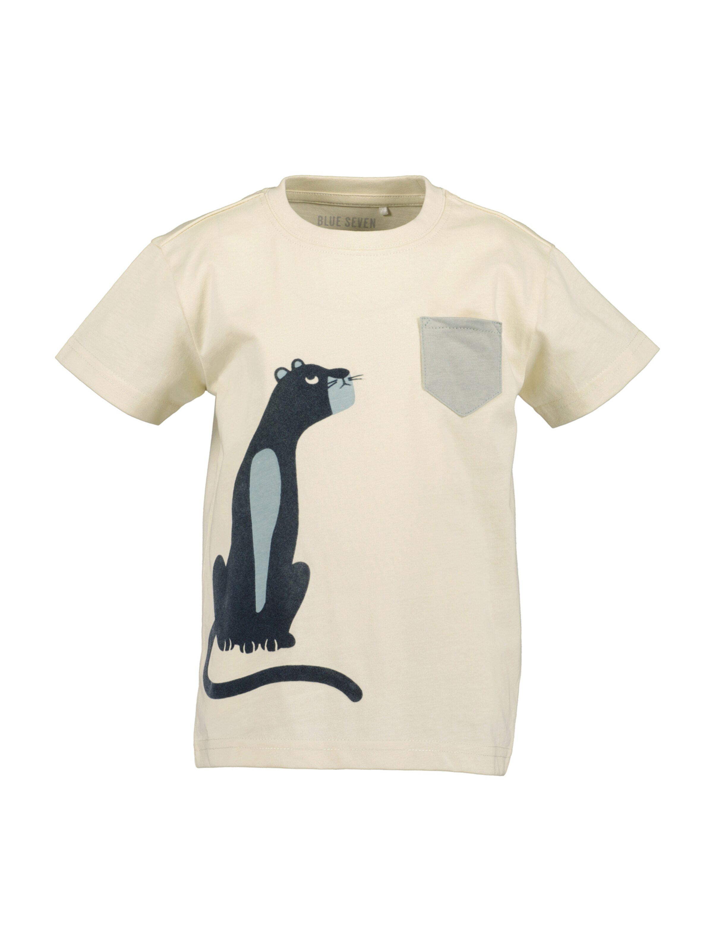 

BLUE SEVEN Футболка в натуральном белом цвете