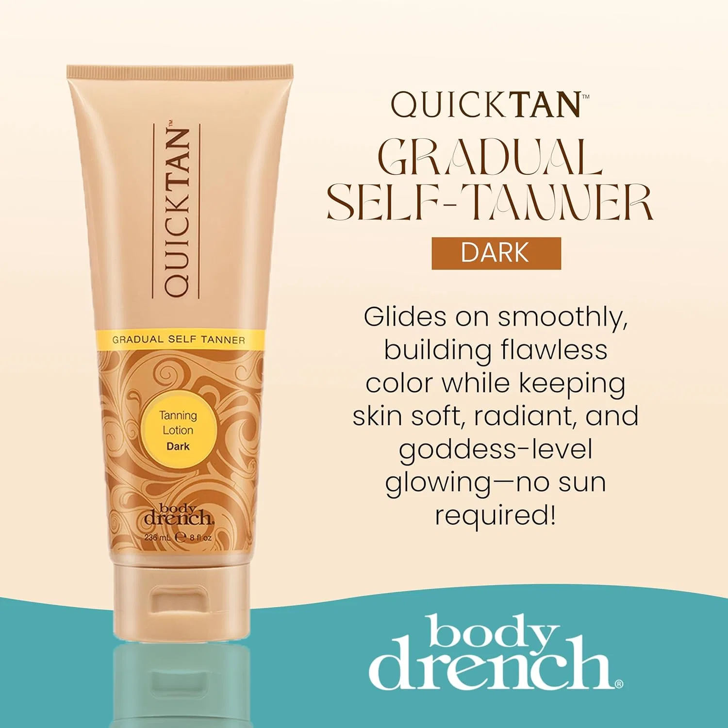 Автозагар Body Drench Quick Tan Dark 236 мл — фото 3