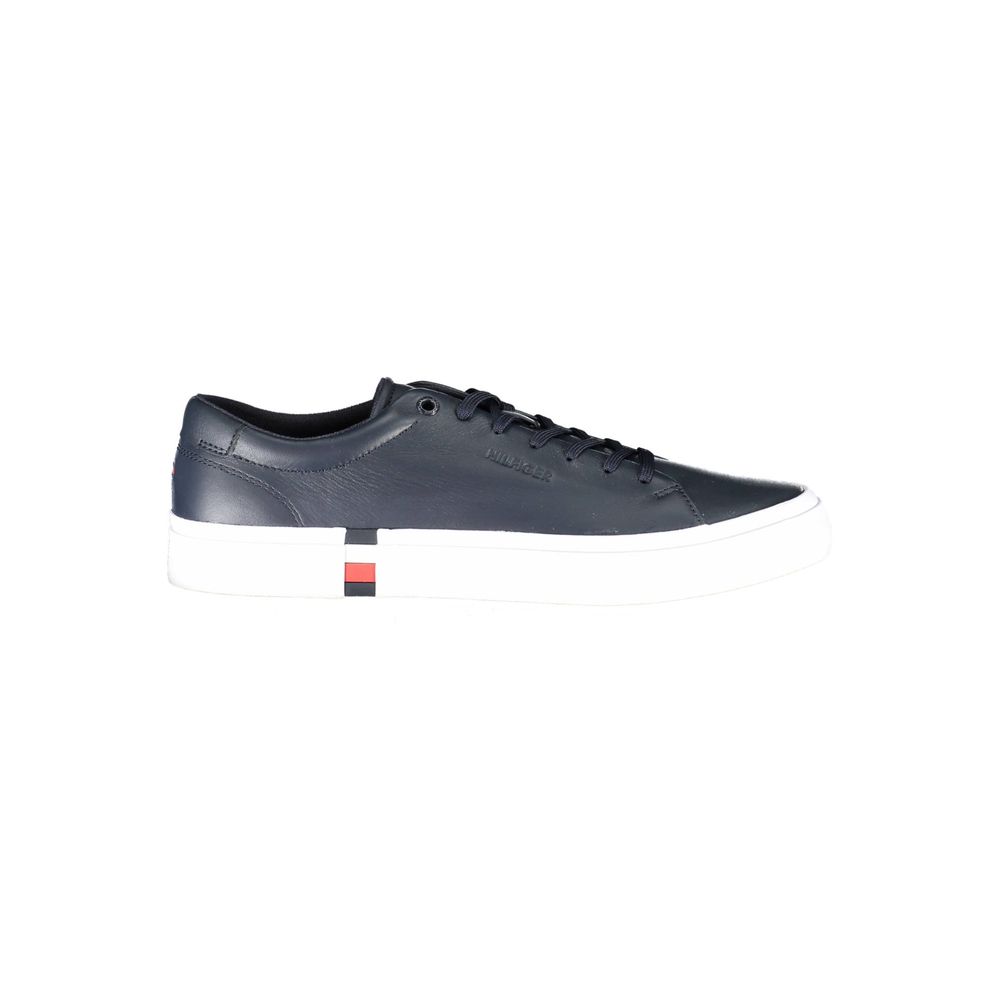 

Синие кожаные мужские кроссовки Tommy Hilfiger