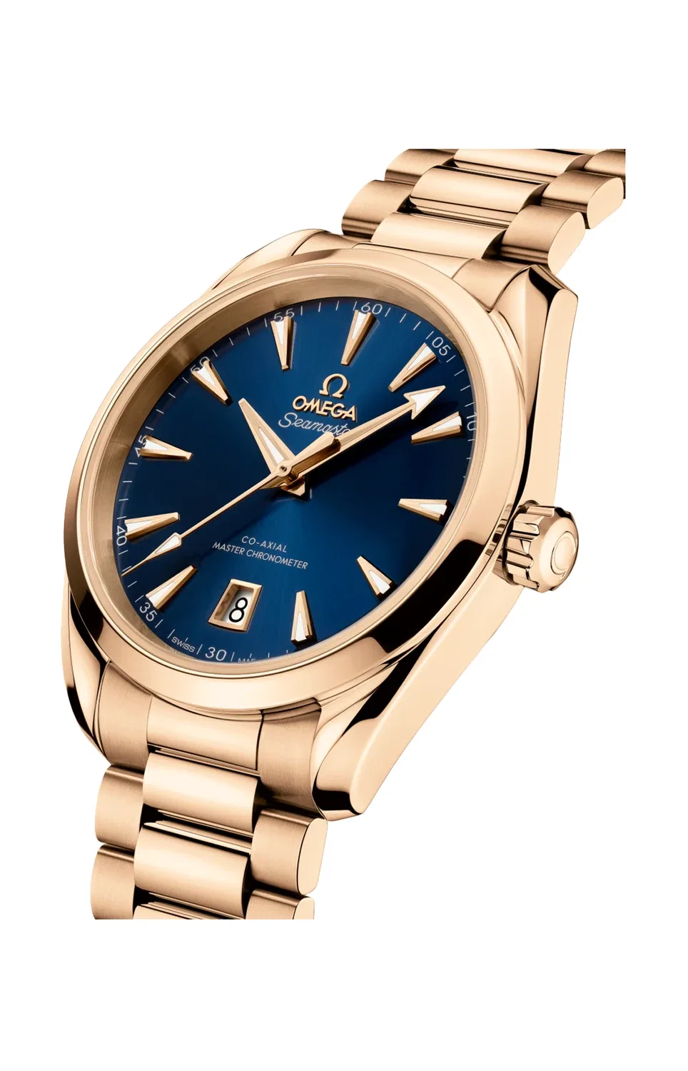 SEAMASTER AQUA TERRA 150M 38 ММ, ORO MOONSHINE НА ORO MOONSHINE - 220.50.38.20.03.001 OMEGA, золотой — фото 3