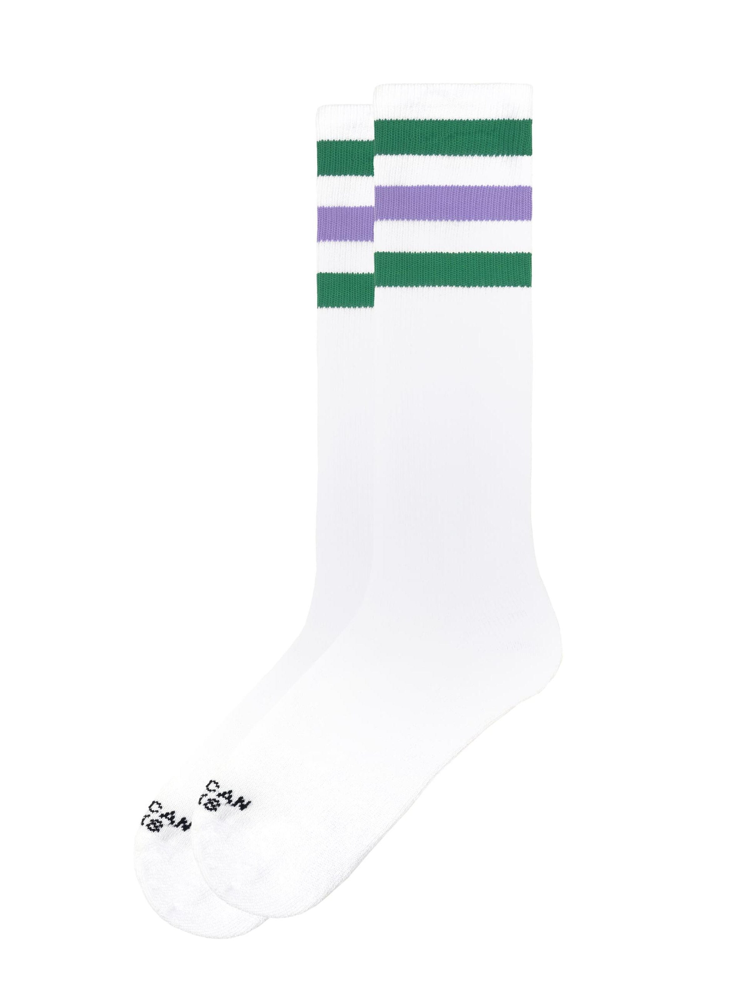 

American Socks Высокие носки 'Joker' в белом цвете