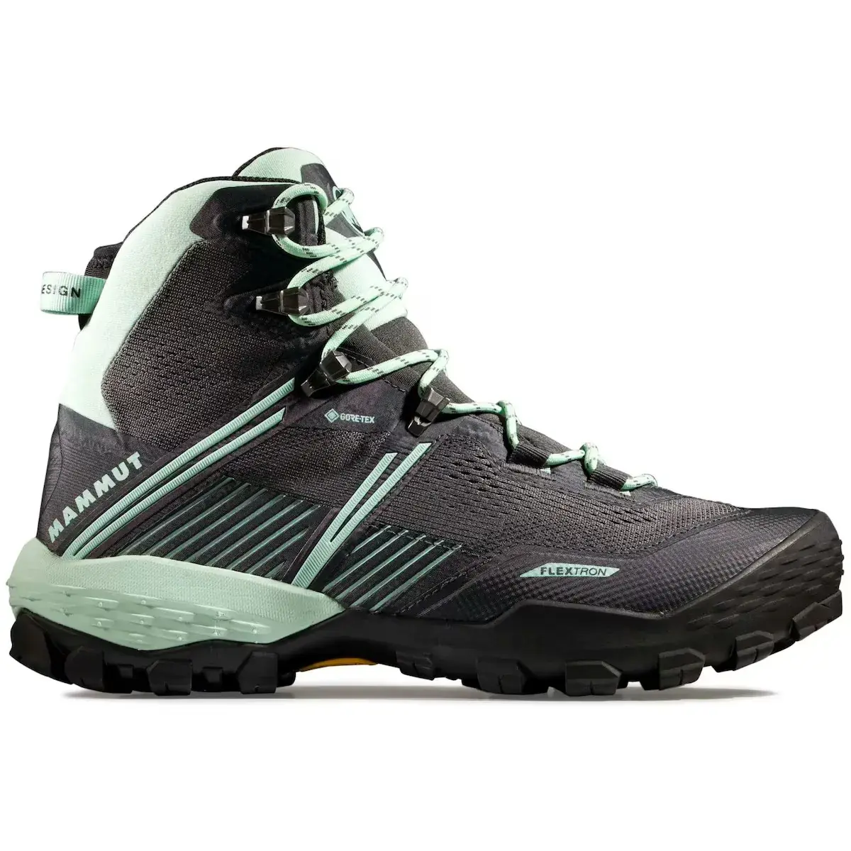 

DUCAN II HIGH Gore-Tex Mammut женские горные ботинки, черный/зеленый