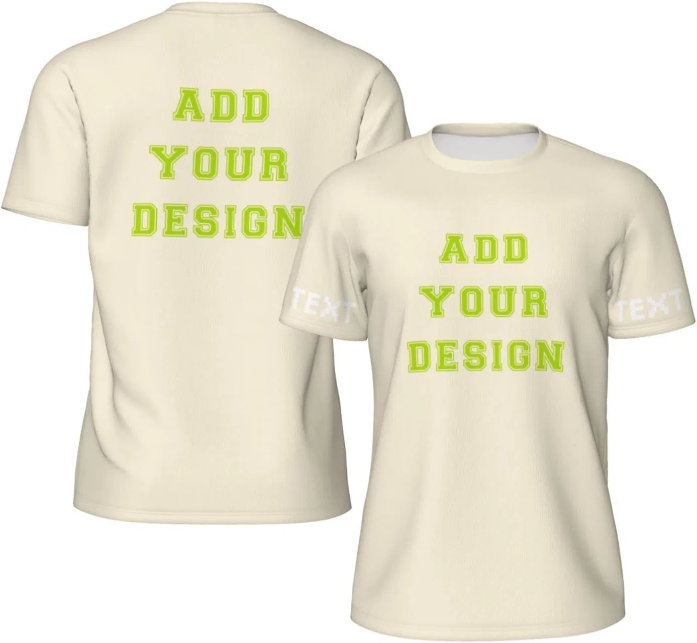 Футболка с фотографией, мужская, Beige